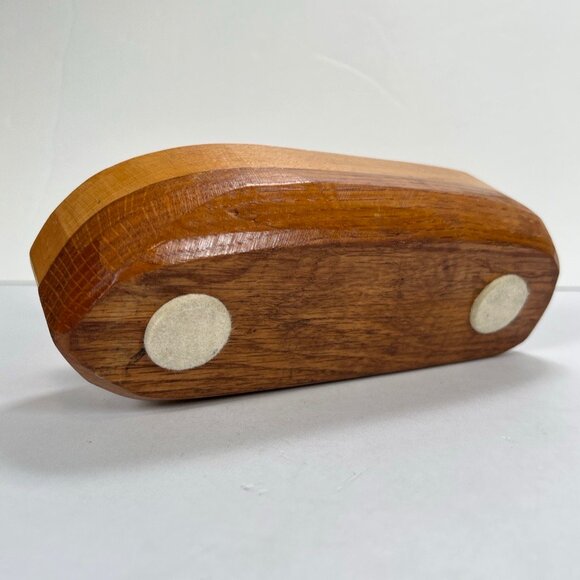 Vintage Handmade Wooden Toy Tugboat - Picture 7 of 10